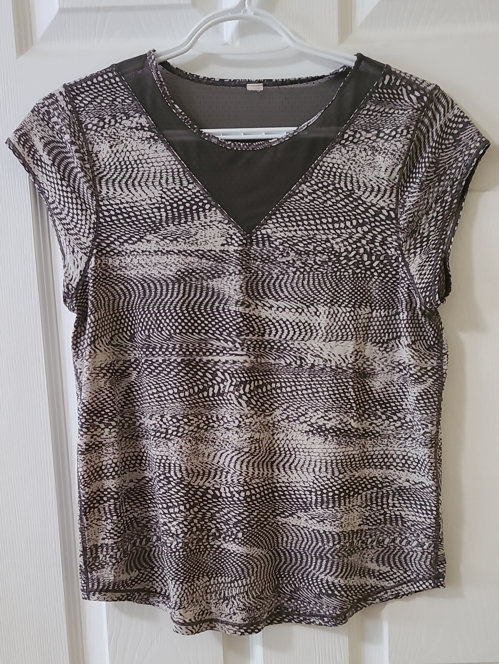 Lululemon For The Run Short Sleeve Swerve Vapor Metal Grey T-Shirt